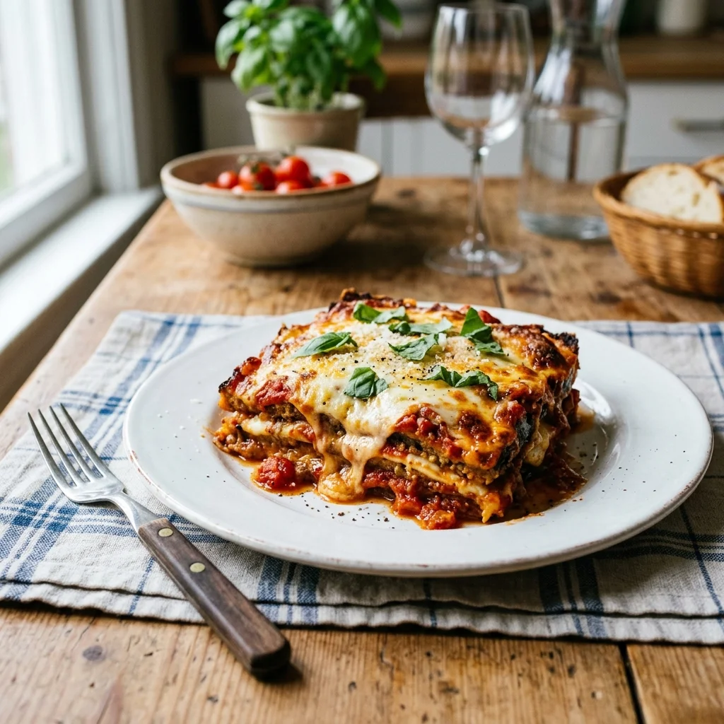 Eggplant Parmesan - nutrition facts and calorie information