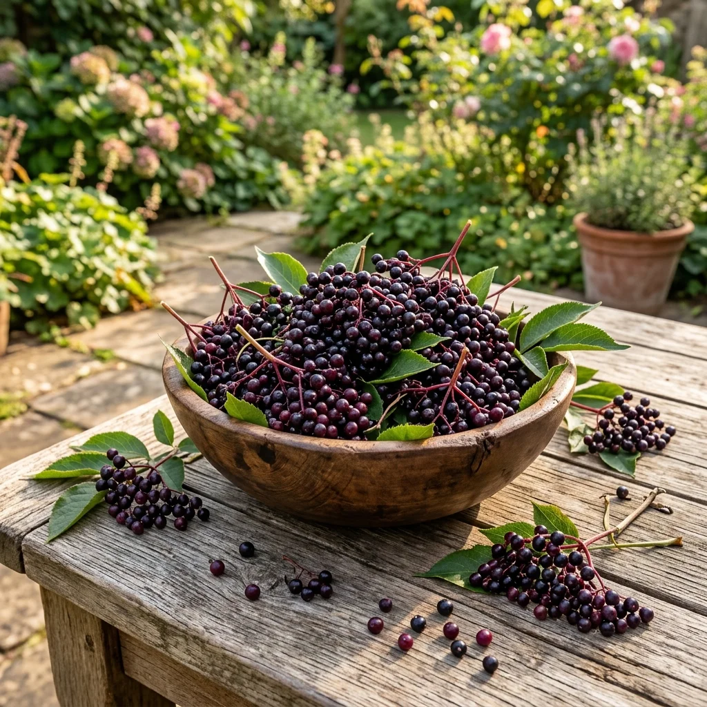 Elderberry - nutrition facts and calorie information