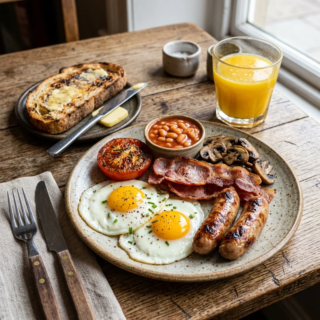 English Breakfast - nutrition facts and calorie information