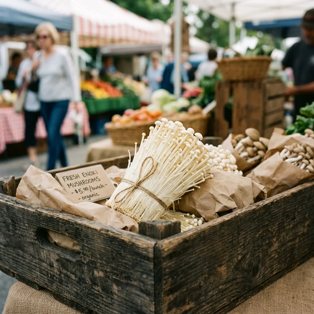 Enoki Mushroom - nutrition facts and calorie information