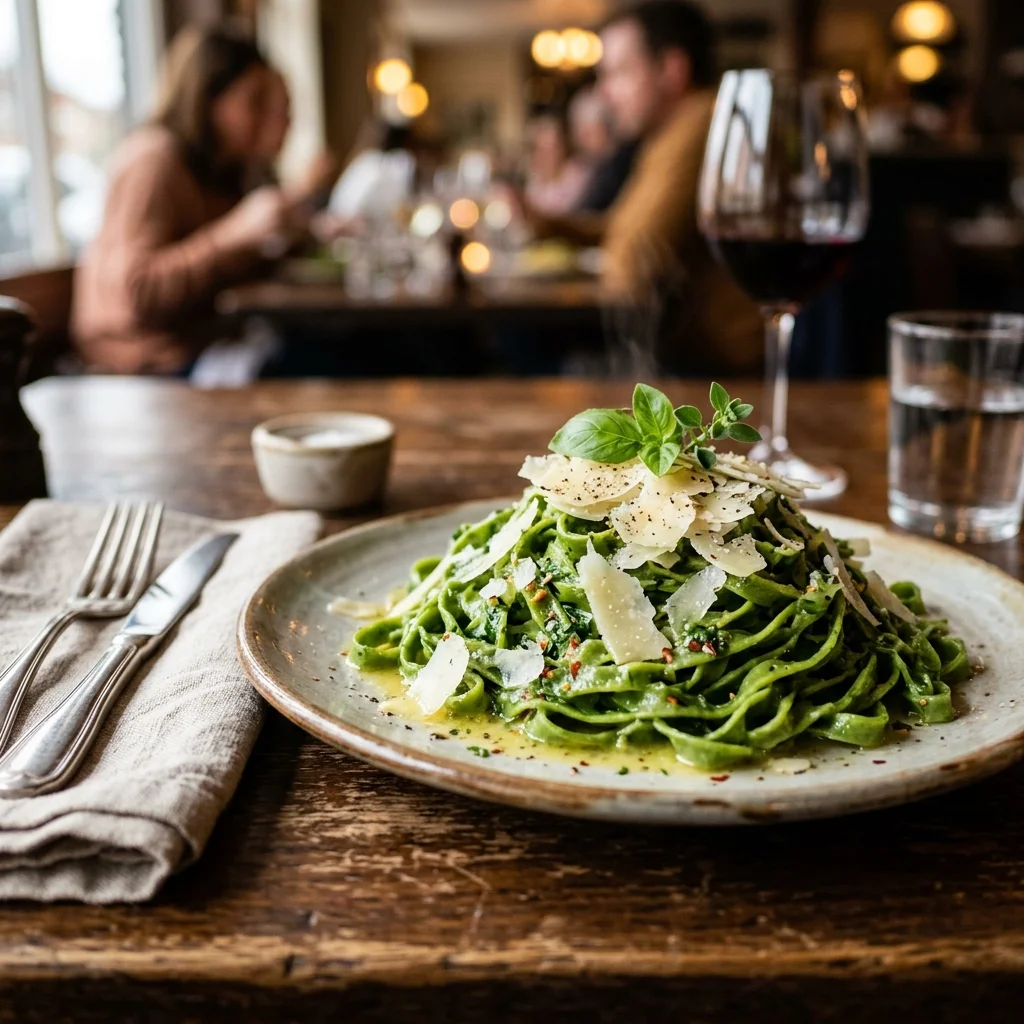 Fettuccine Spinach - nutrition facts and calorie information