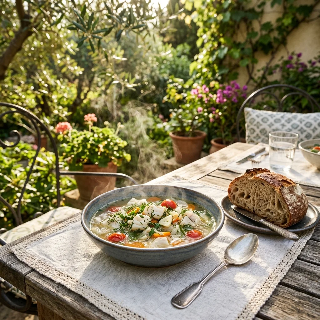 Fish Soup - nutrition facts and calorie information