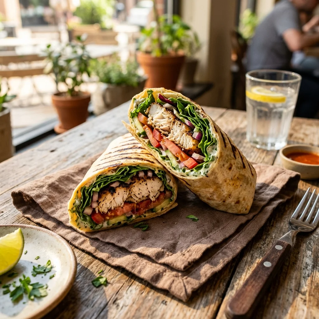 Fish Wrap - nutrition facts and calorie information