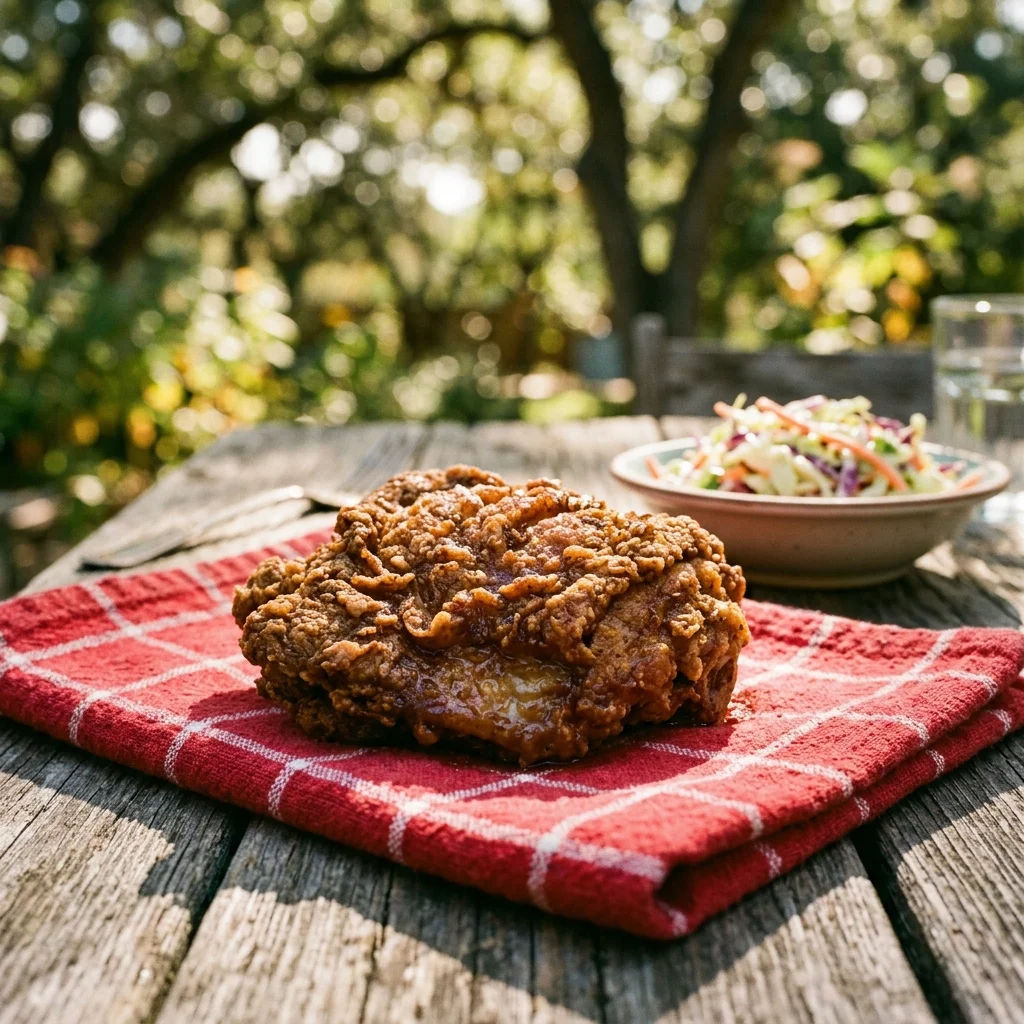 Fried Chicken Thigh - nutrition facts and calorie information