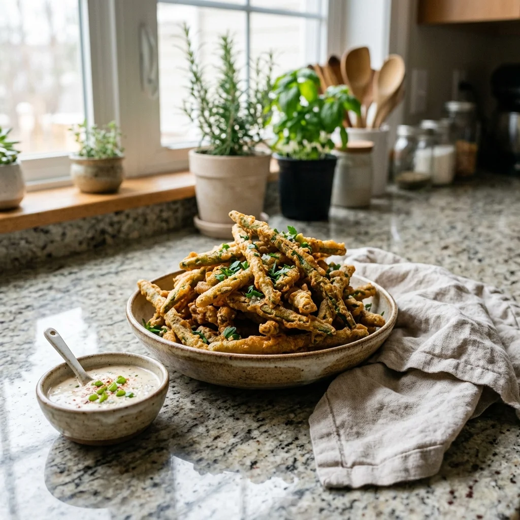 Fried Green Beans - nutrition facts and calorie information