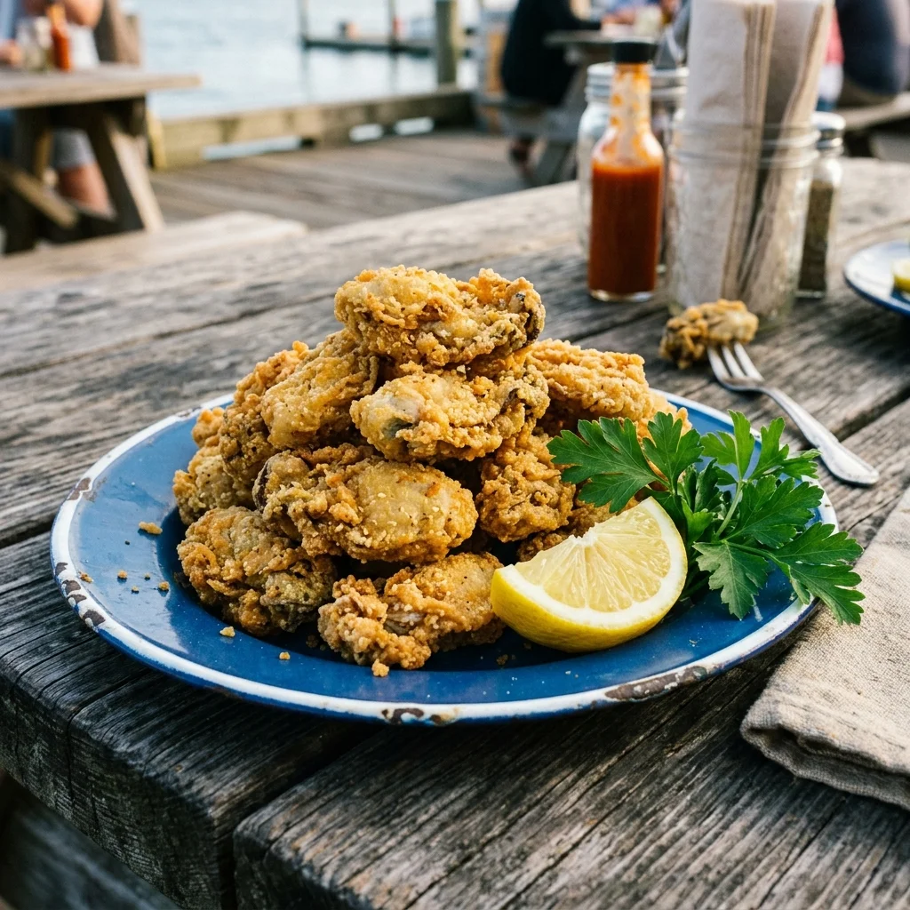 Fried Oysters - nutrition facts and calorie information