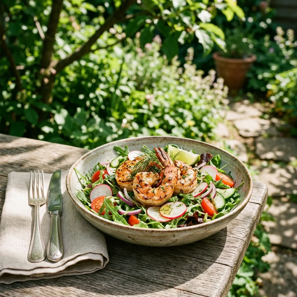 Gambas Salad - nutrition facts and calorie information