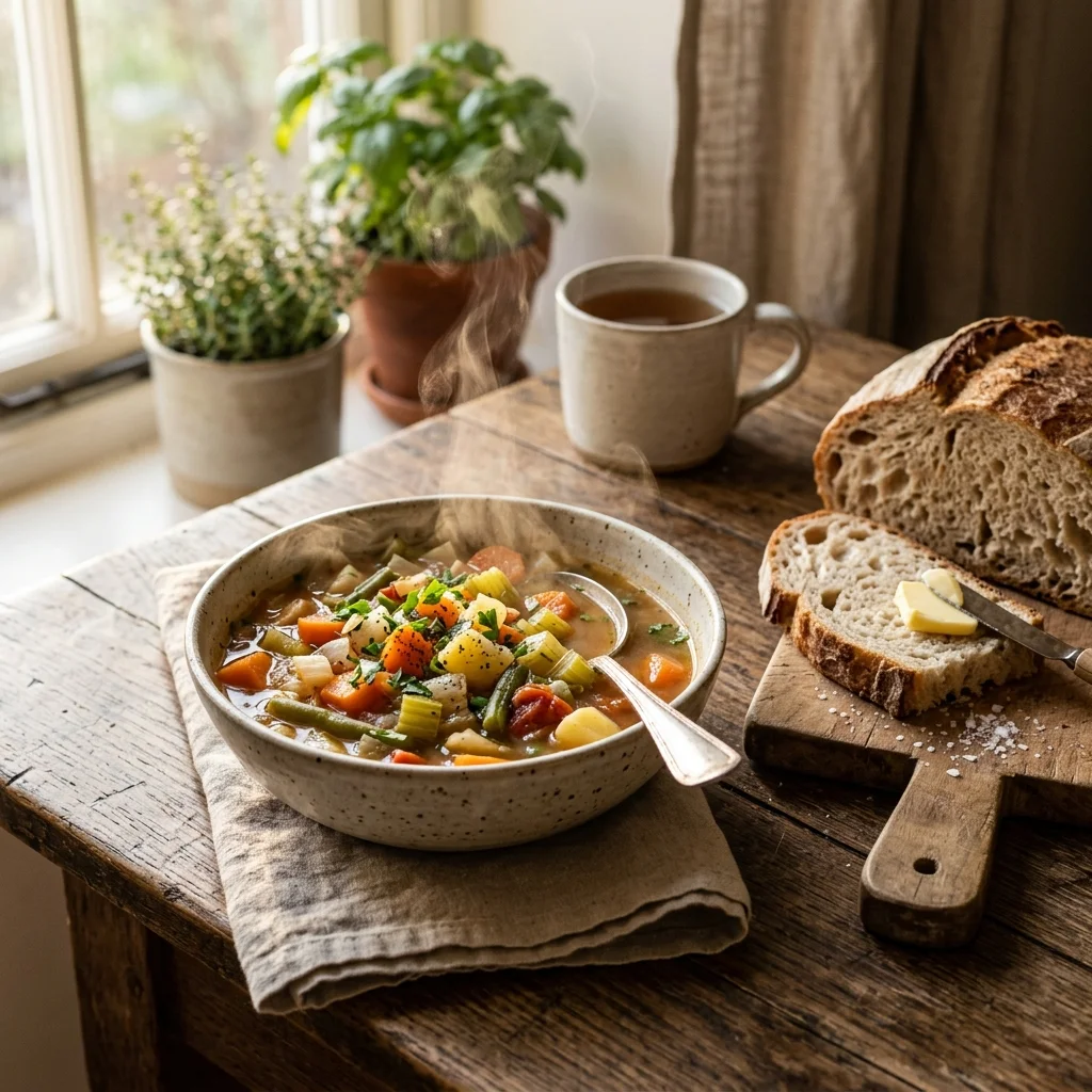 Garden Soup - nutrition facts and calorie information