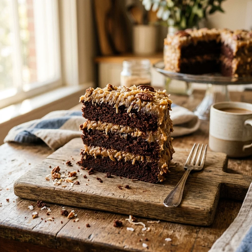 German Chocolate Cake - nutrition facts and calorie information
