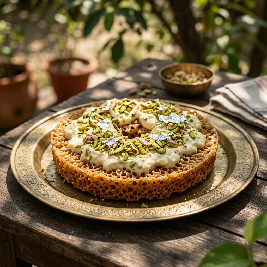 Ghevar - nutrition facts and calorie information