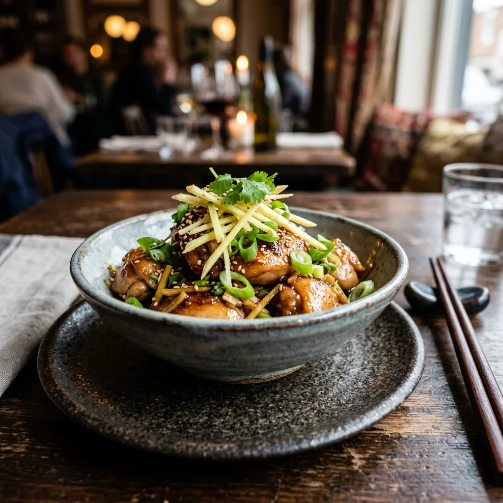 Ginger Chicken - nutrition facts and calorie information