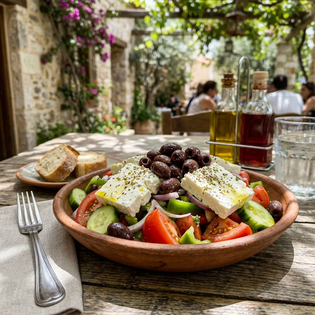 Greek Salad - nutrition facts and calorie information