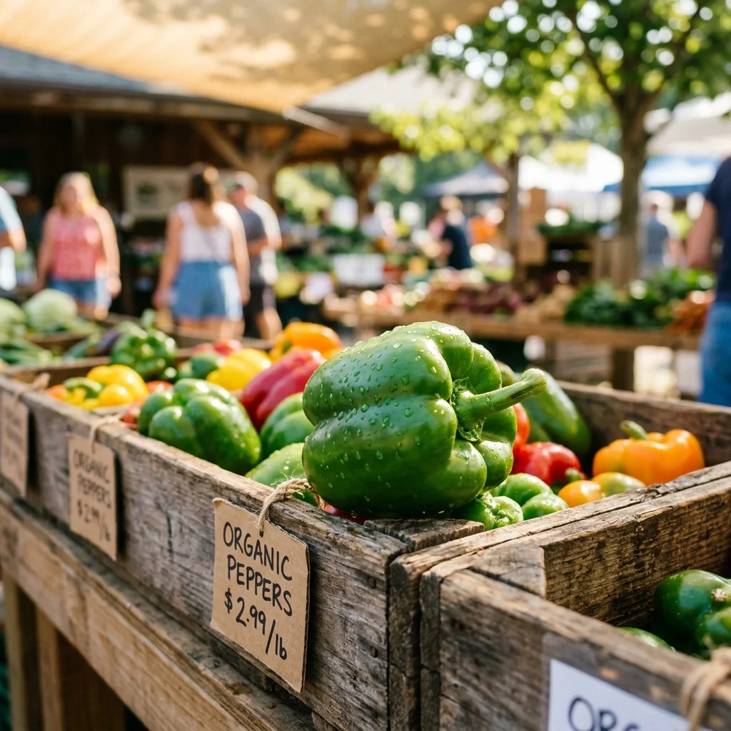 Green Bell Pepper - nutrition facts and calorie information