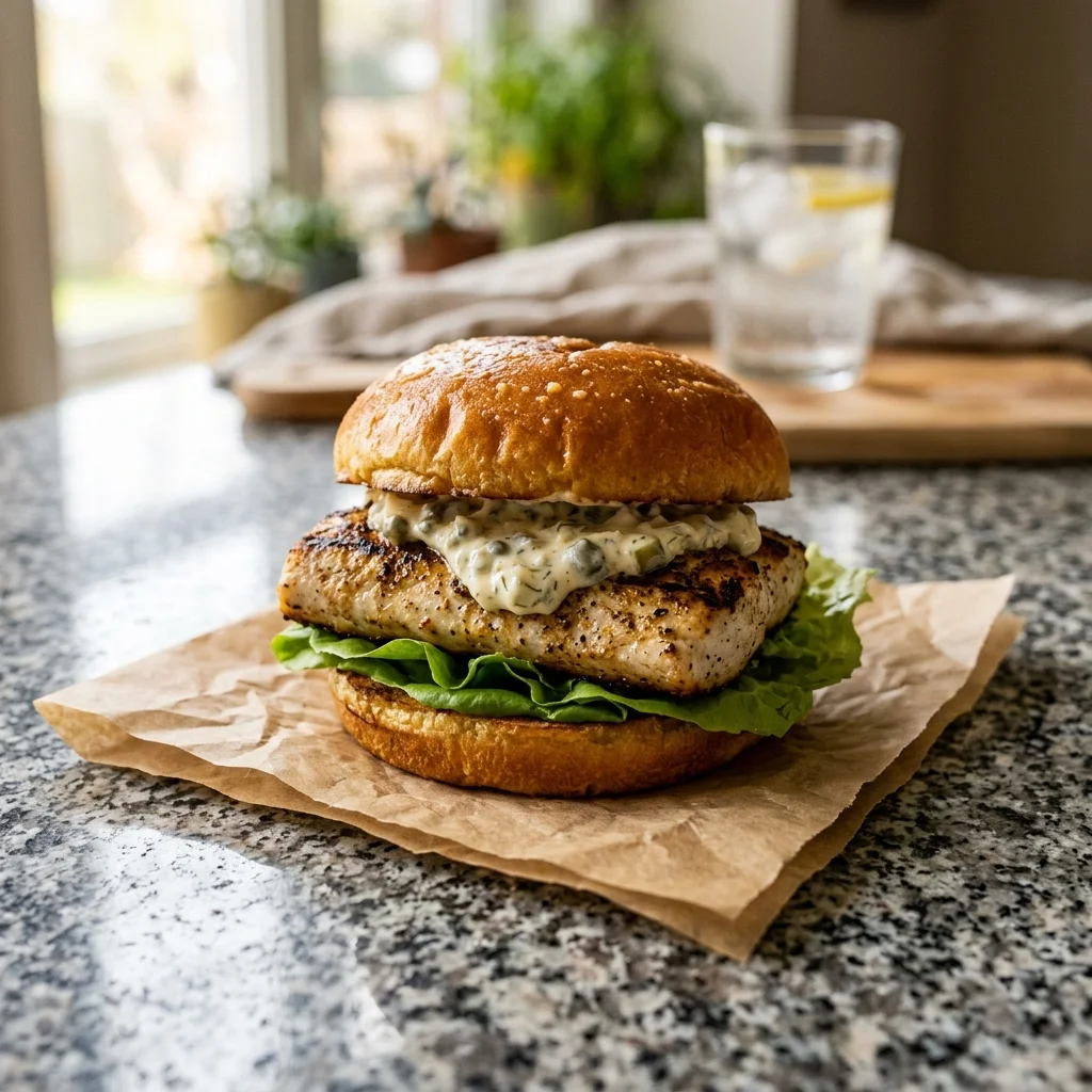 Grilled Fish Sandwich - nutrition facts and calorie information