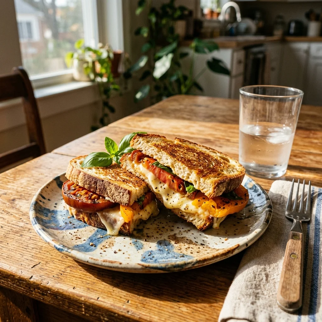 Grilled Tomato Sandwich - nutrition facts and calorie information