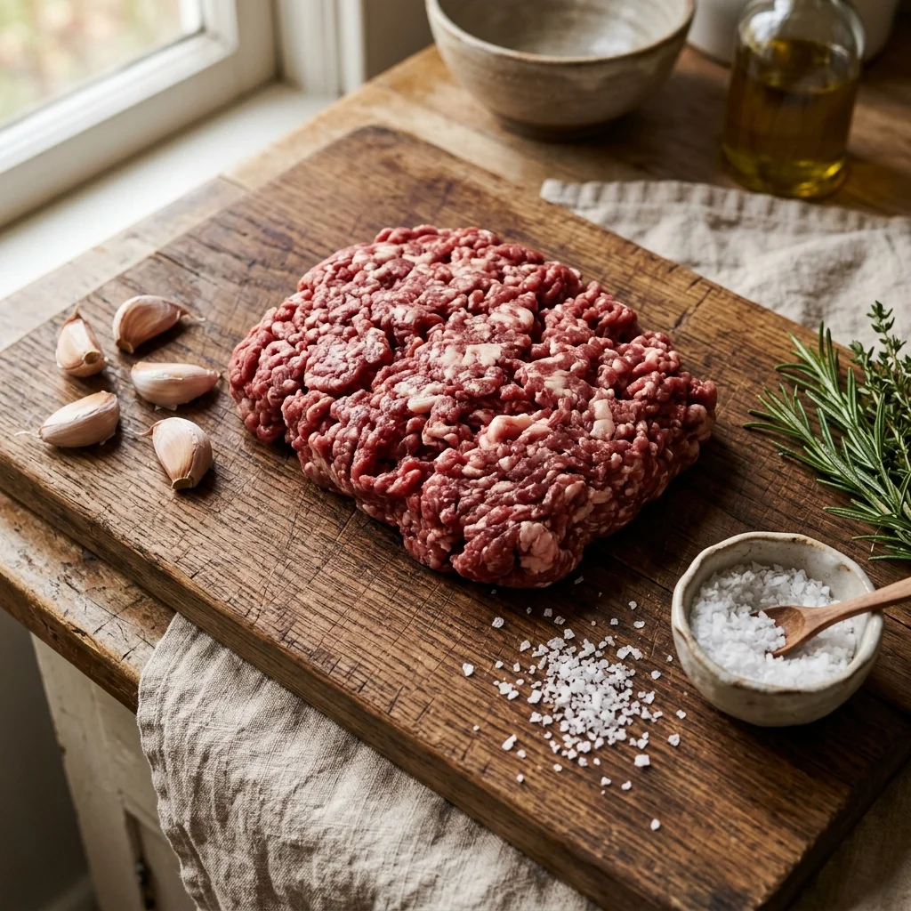 Ground Lamb - nutrition facts and calorie information