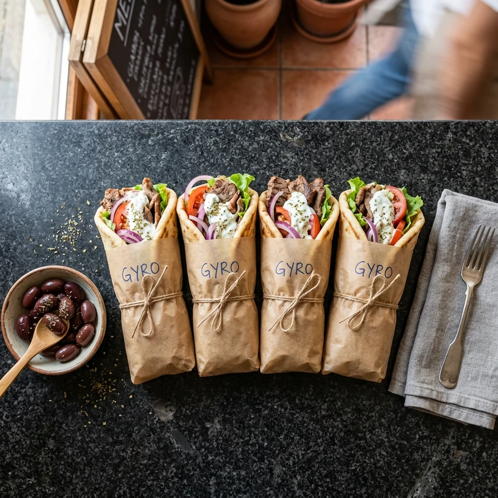 Gyros - nutrition facts and calorie information