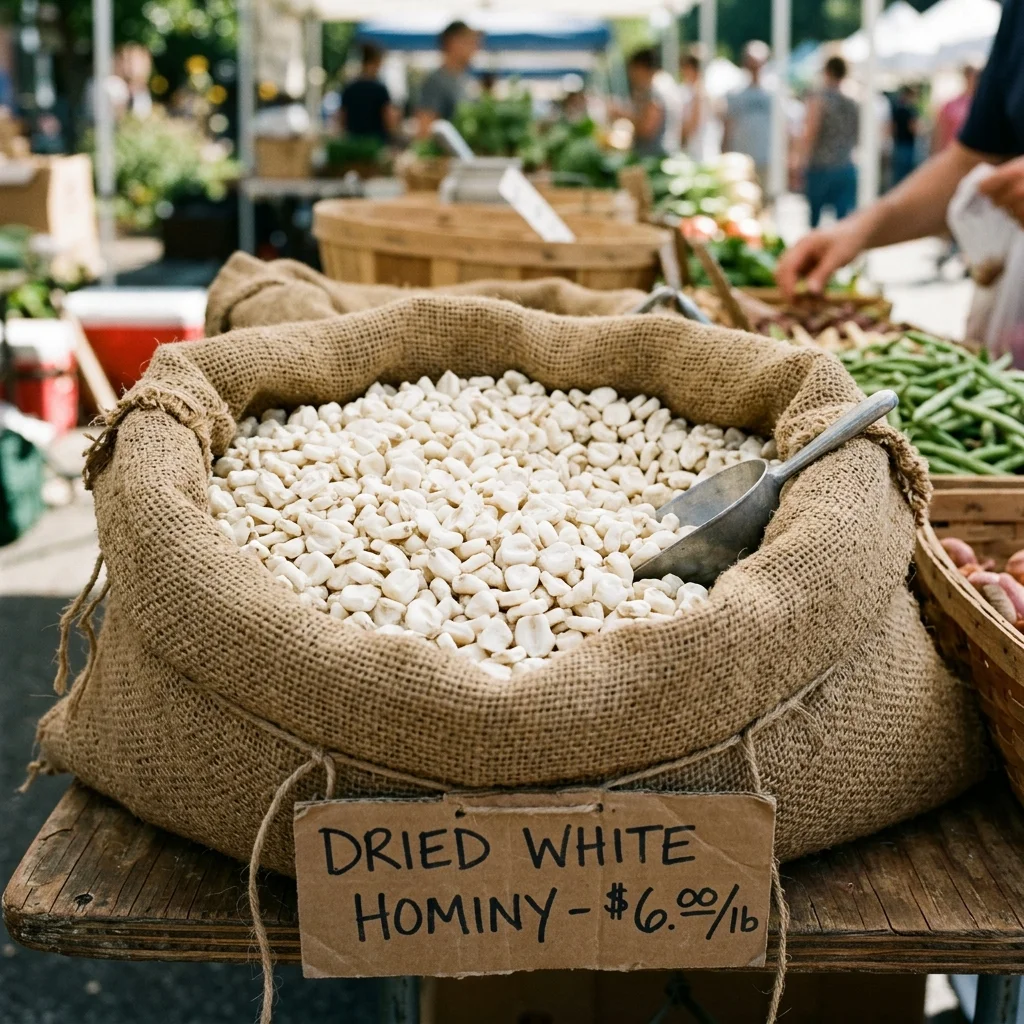 Hominy - nutrition facts and calorie information