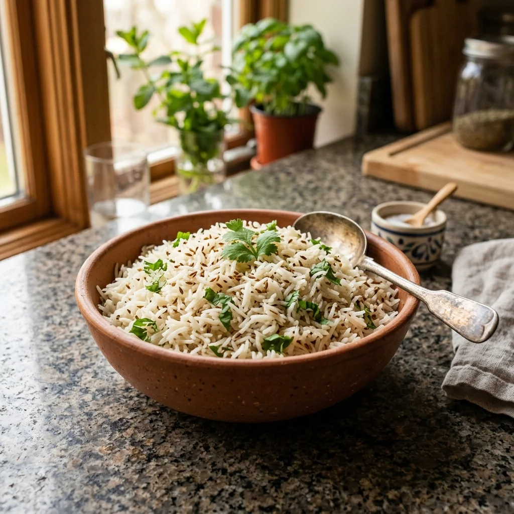 Jeera Rice - nutrition facts and calorie information