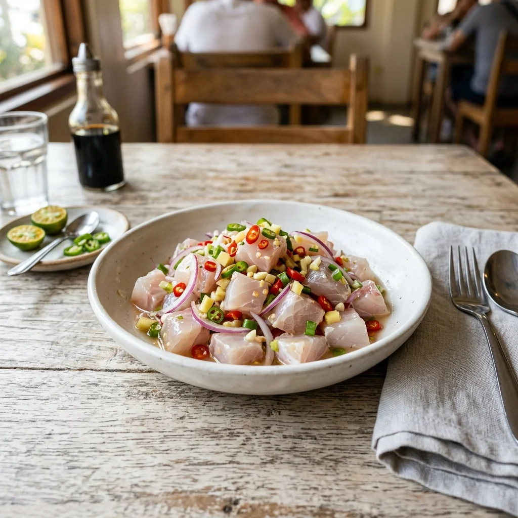 Kilawing Tanigue - nutrition facts and calorie information