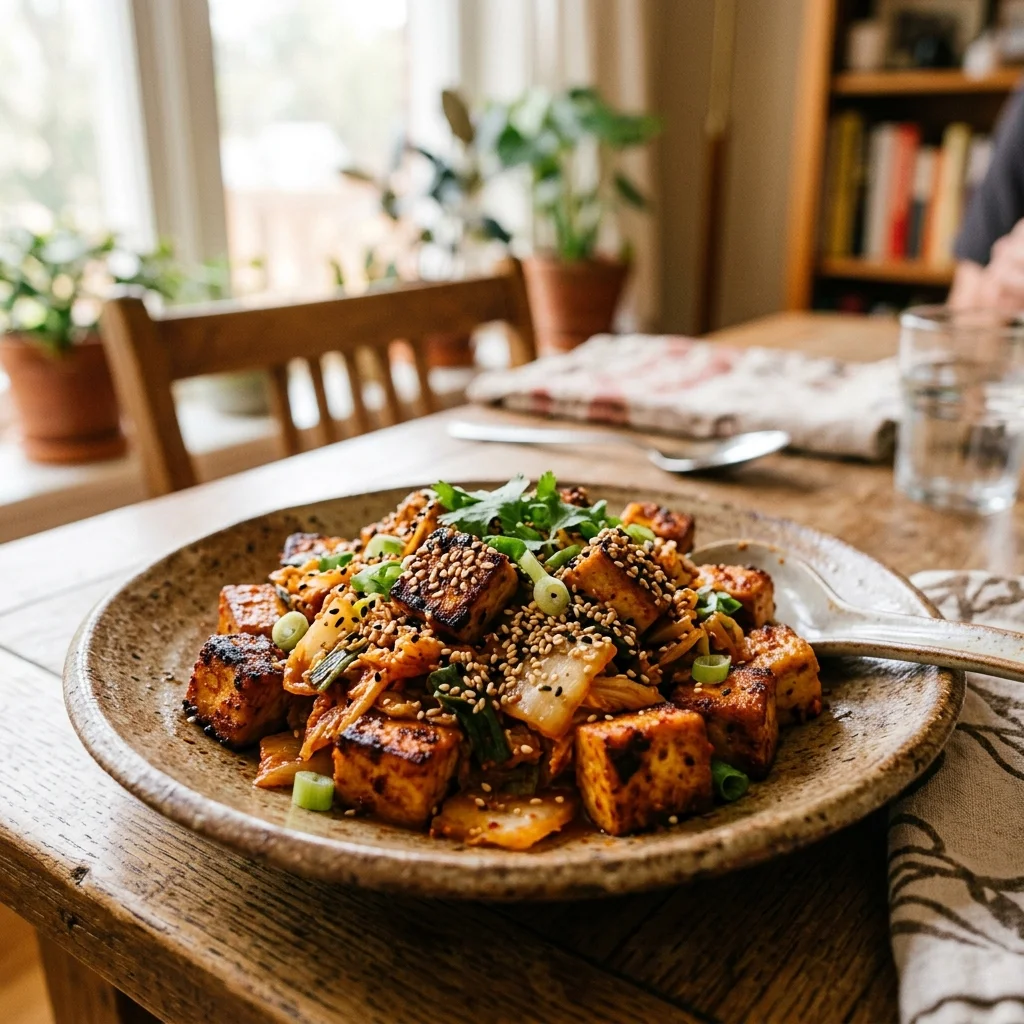 Kimchi Tofu - nutrition facts and calorie information