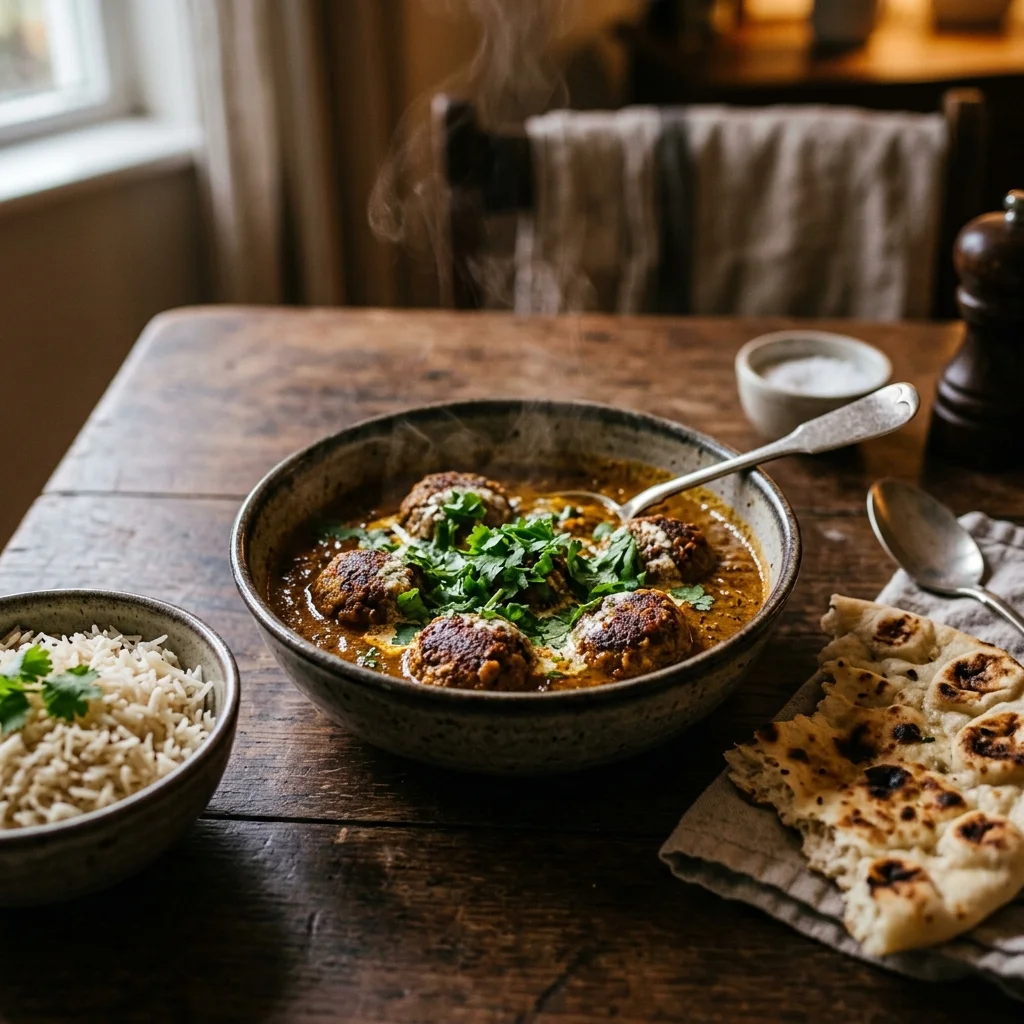 Kofta Curry - nutrition facts and calorie information