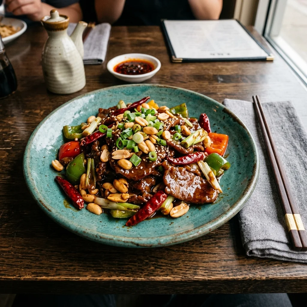 Kung Pao Beef - nutrition facts and calorie information