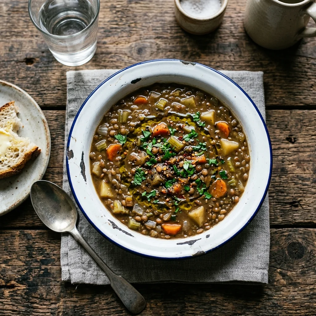 Lentil Soup - nutrition facts and calorie information