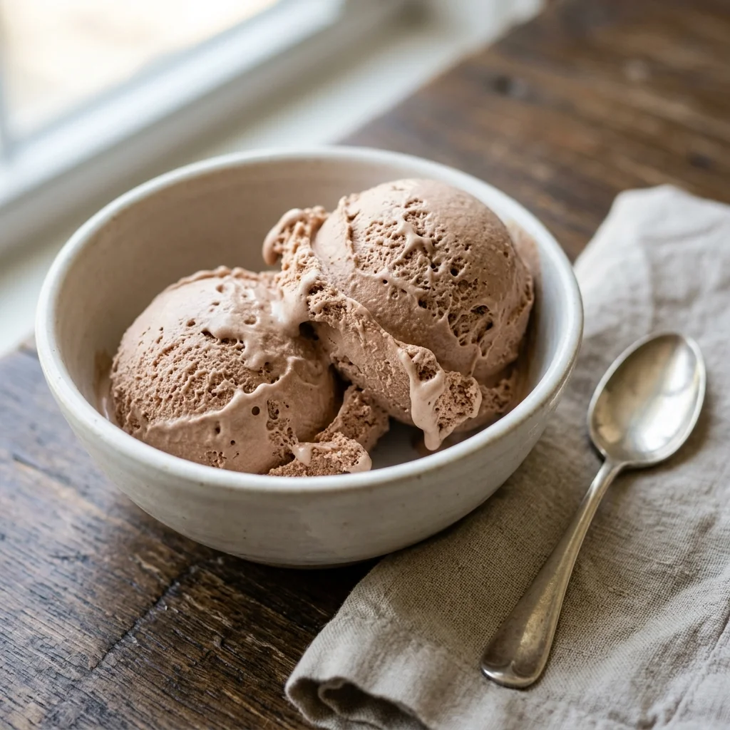 Light Chocolate Ice Cream - nutrition facts and calorie information