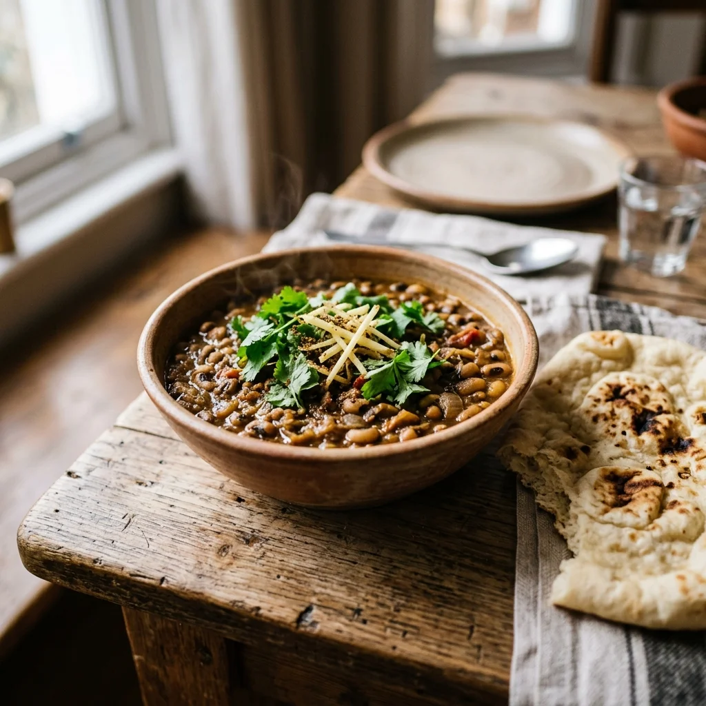 Lobia Curry - nutrition facts and calorie information