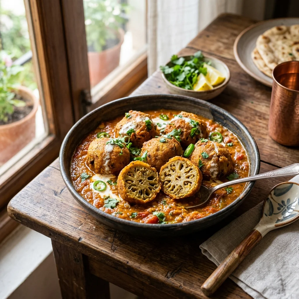 Lotus Stem Kofta - nutrition facts and calorie information