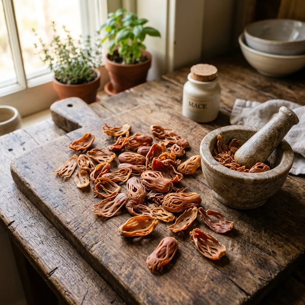 Mace - nutrition facts and calorie information