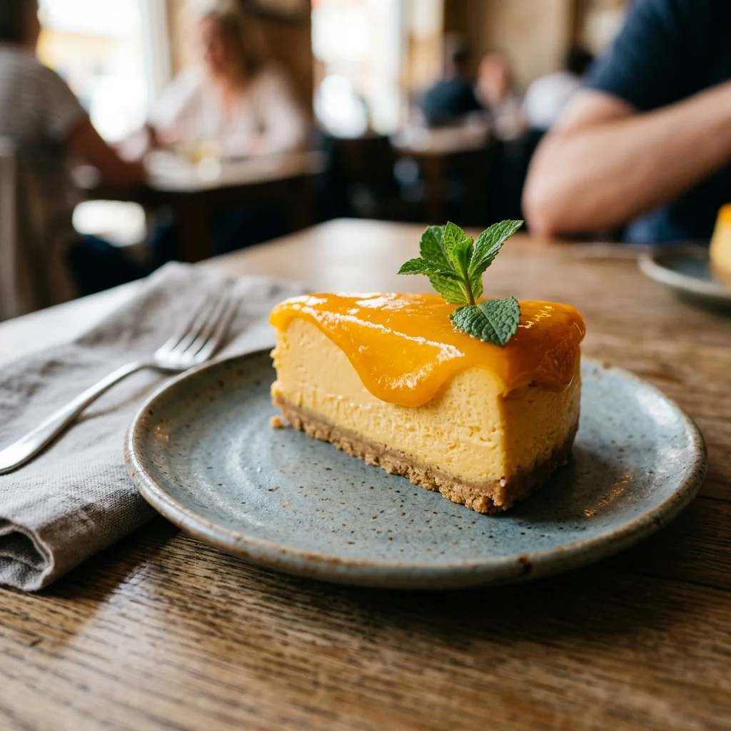 Mango Cheesecake - nutrition facts and calorie information
