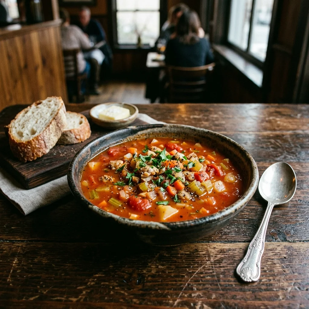 Manhattan Clam Chowder - nutrition facts and calorie information