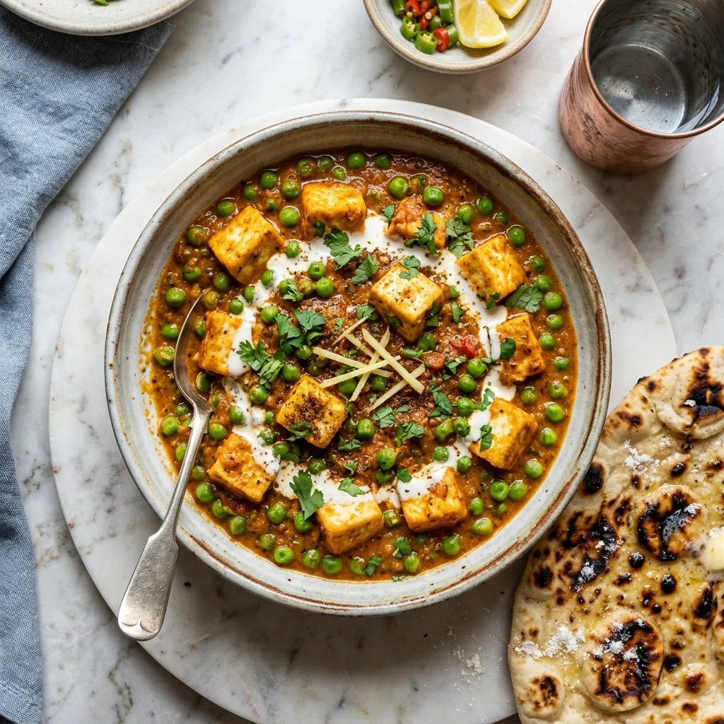 Matar Paneer - nutrition facts and calorie information
