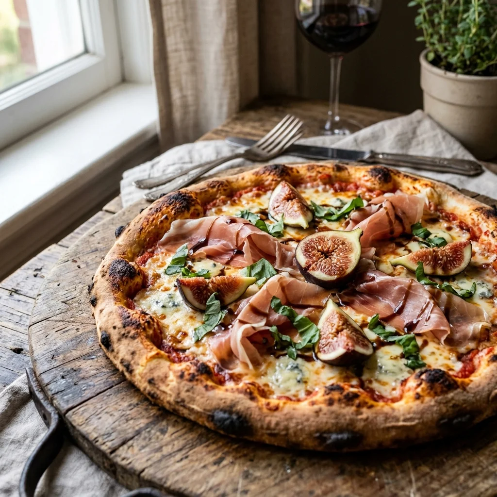 Meat Fruit Pizza - nutrition facts and calorie information