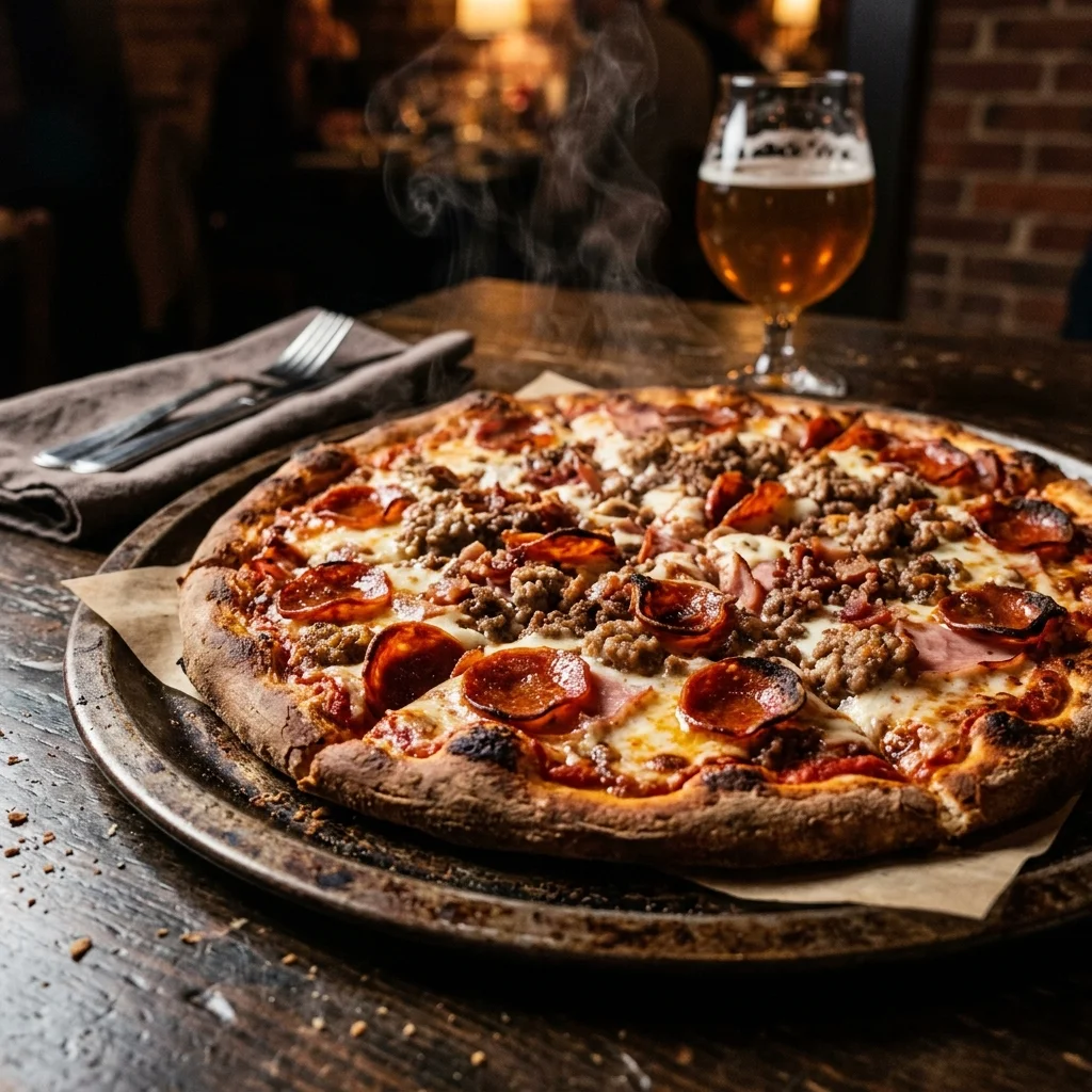 Meat Pizza - nutrition facts and calorie information