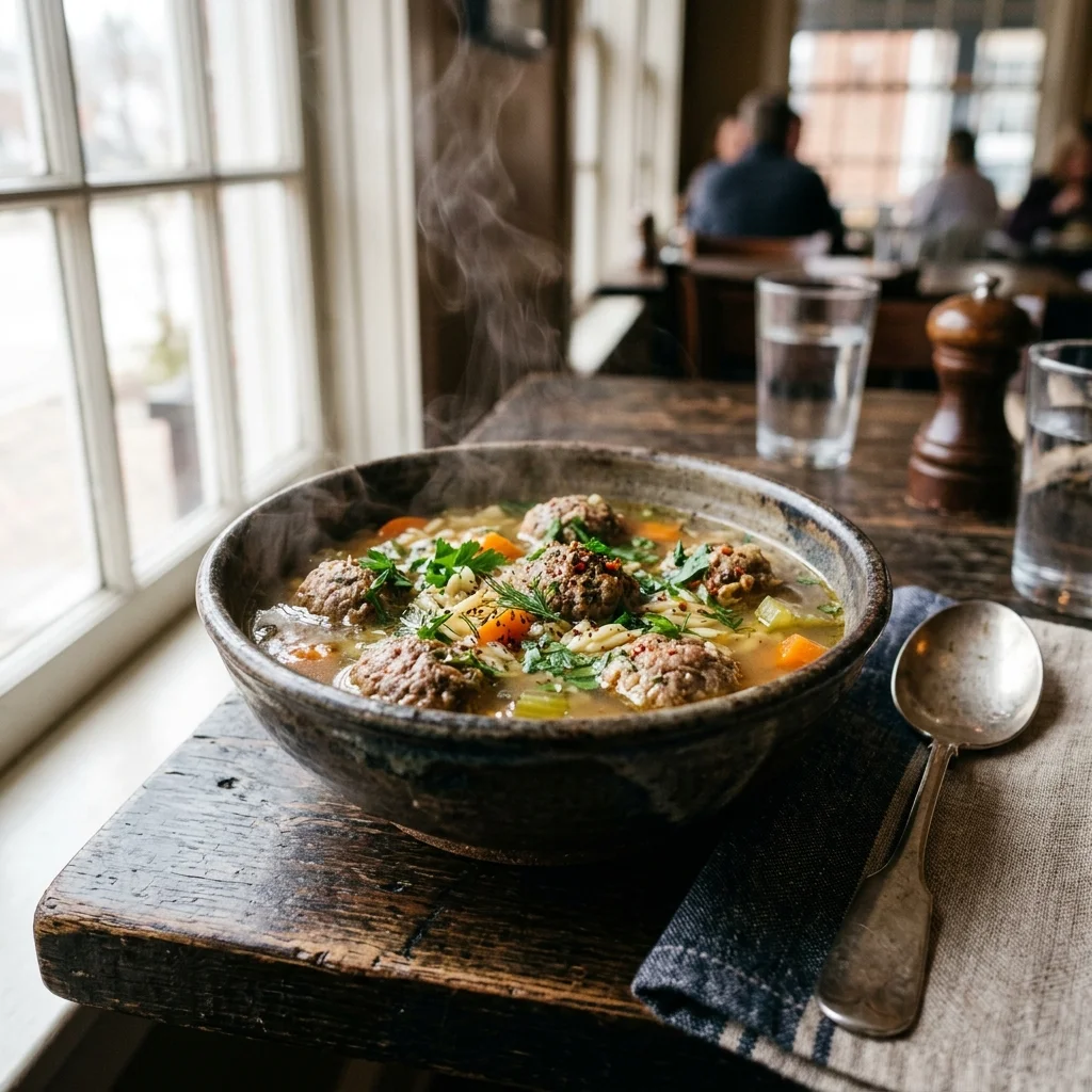 Meatball Soup - nutrition facts and calorie information