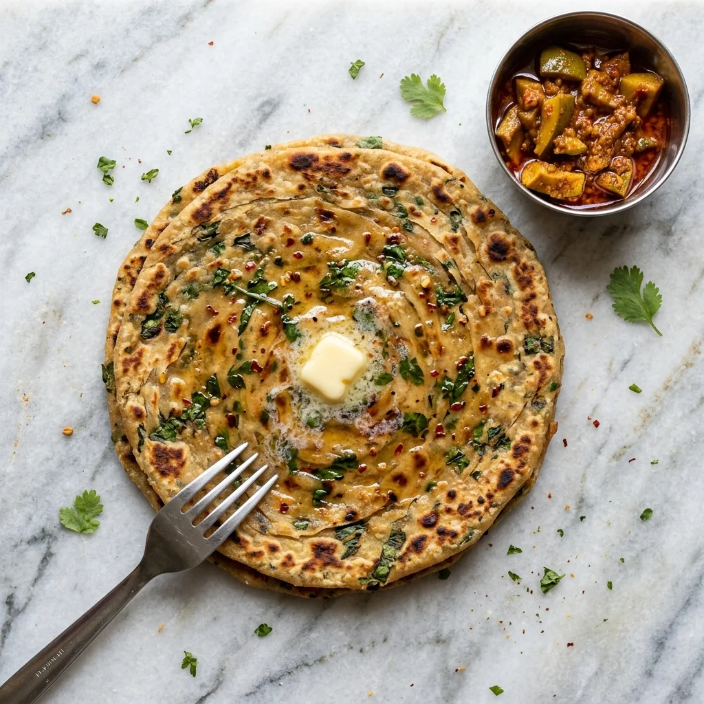 Methi Paratha - nutrition facts and calorie information