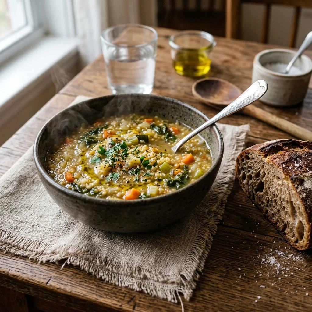 Millet Soup - nutrition facts and calorie information