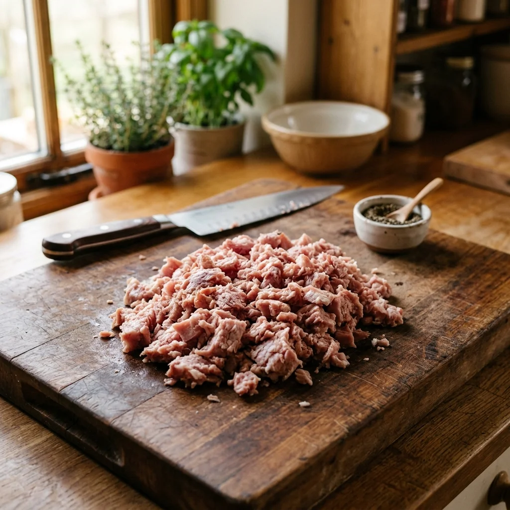 Minced Ham - nutrition facts and calorie information