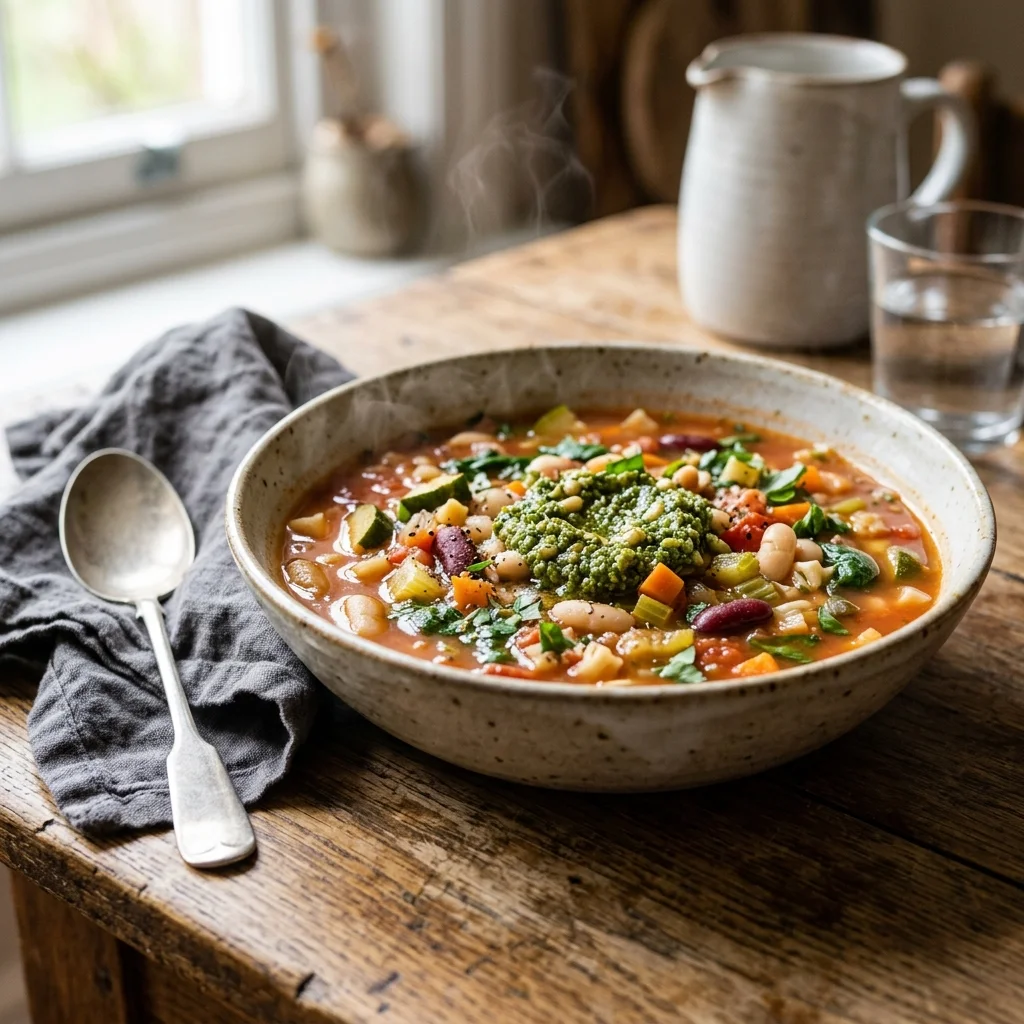 Minestrone Soup - nutrition facts and calorie information
