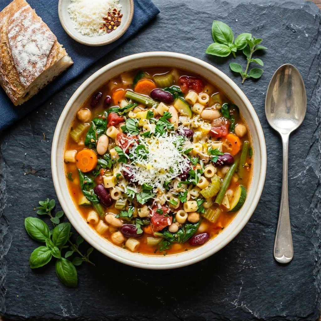 Minestrone - nutrition facts and calorie information