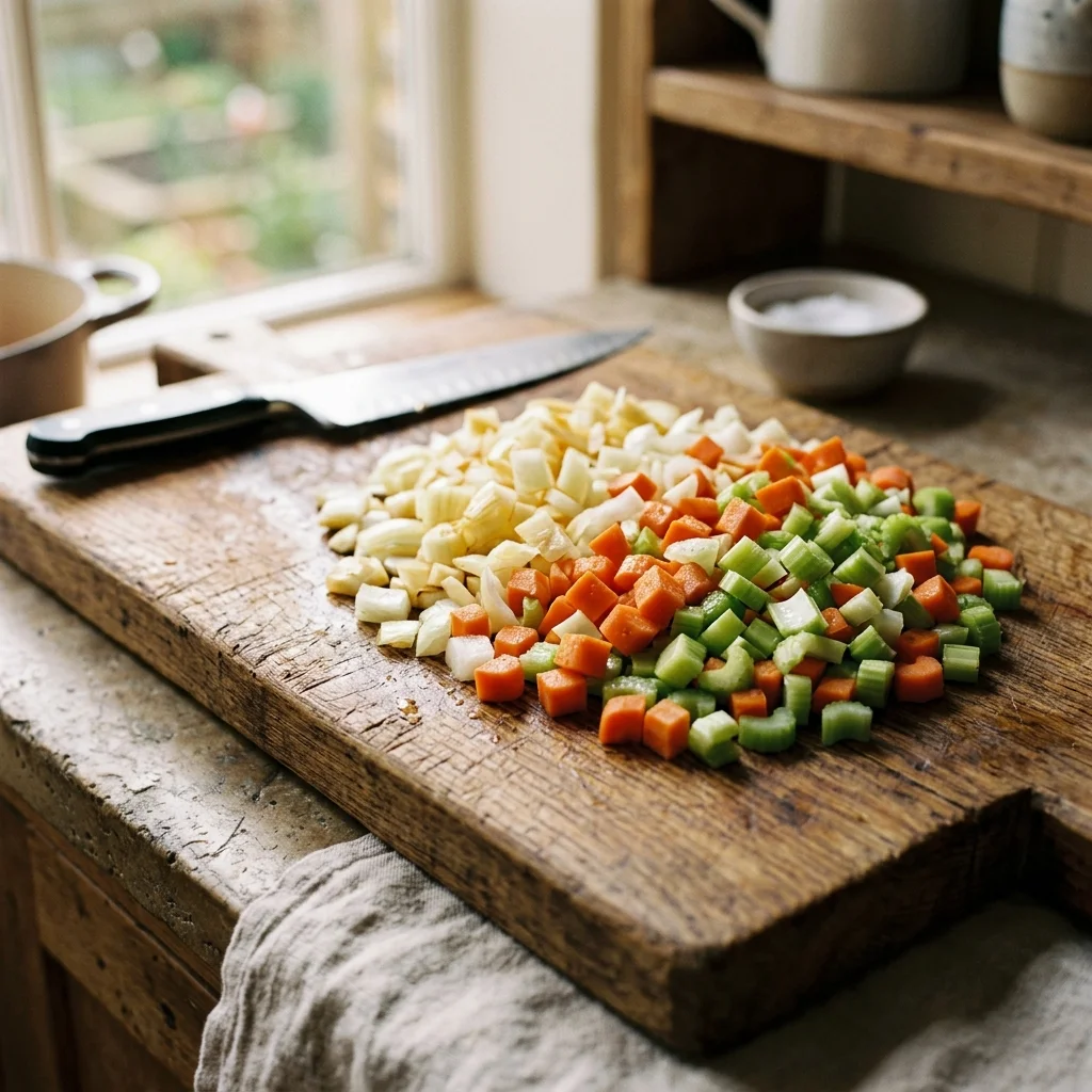 Mirepoix - nutrition facts and calorie information