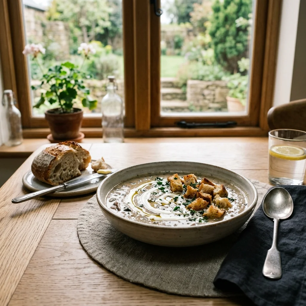 Mushroom Soup - nutrition facts and calorie information