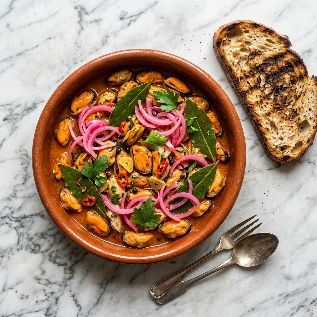 Mussels Escabeche - nutrition facts and calorie information