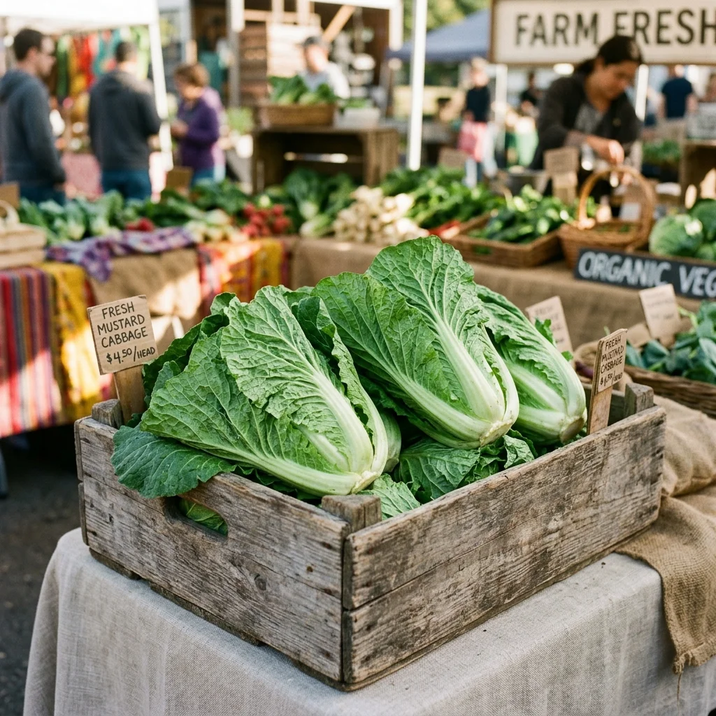 Mustard Cabbage - nutrition facts and calorie information