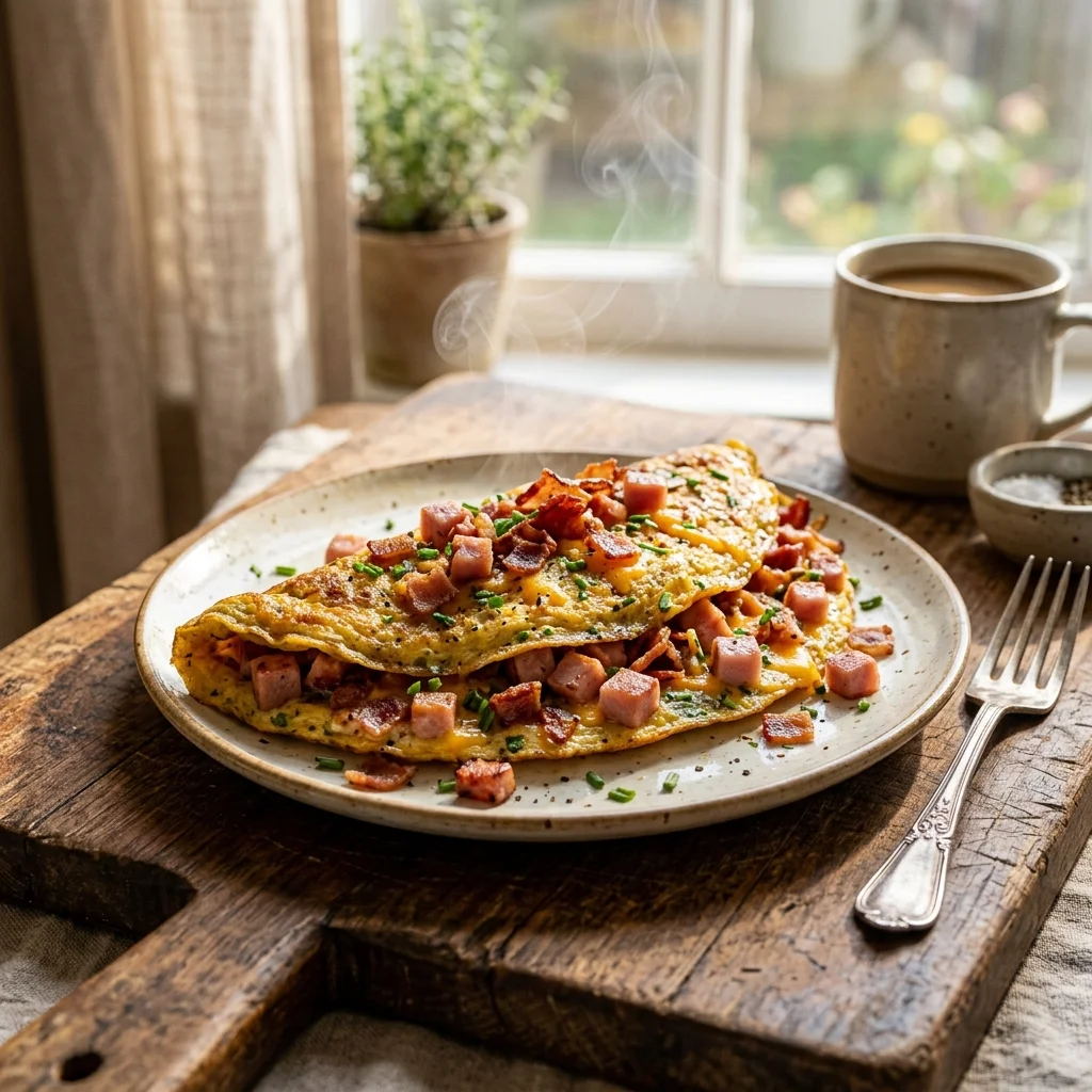 Omelet Meat - nutrition facts and calorie information