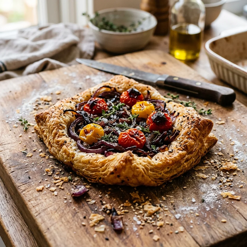 Onion Tomato Pastry - nutrition facts and calorie information