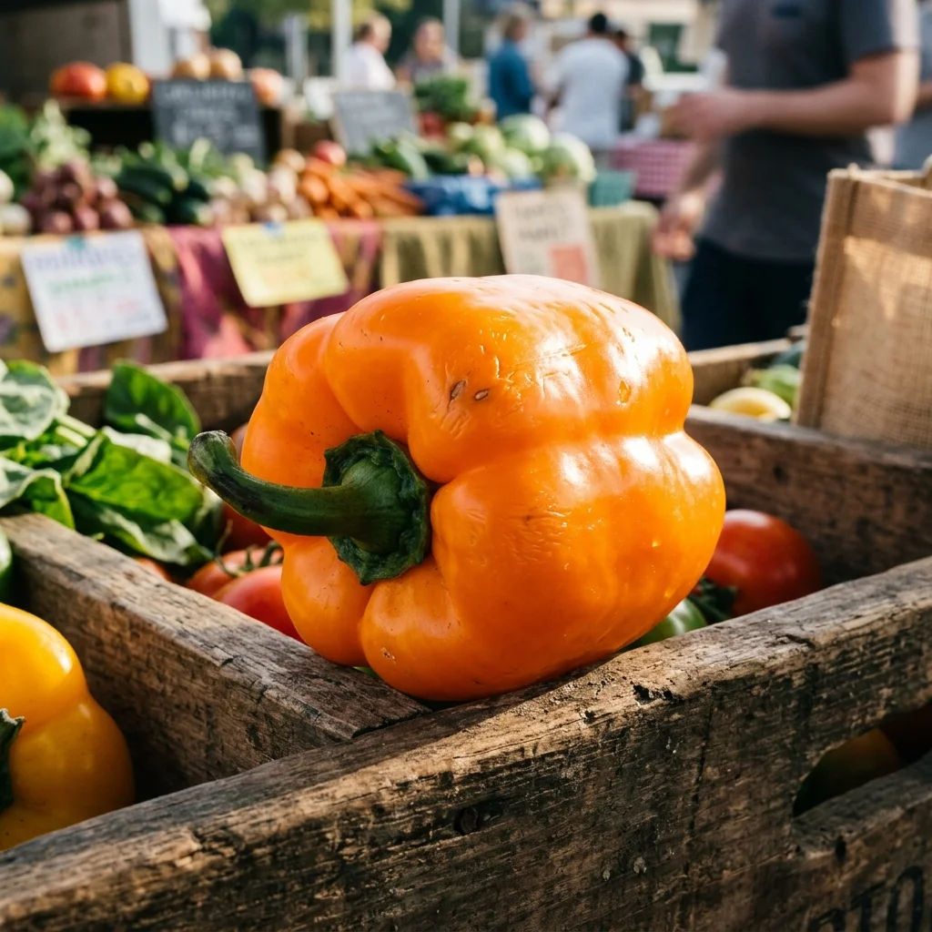 Orange Bell Pepper - nutrition facts and calorie information